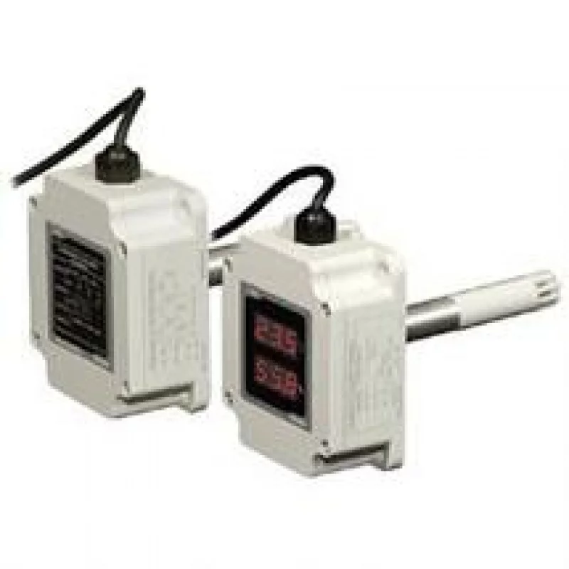 THD-D1-V Измеритель температуры и влажности горизонтального типа, сенсор 100 мм, без дисплея, выход DC 1..5 V